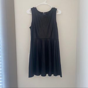 Fake leather dress